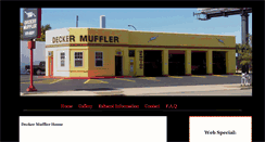 Desktop Screenshot of deckermuffler.com